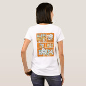Lustiges Krankenpfleger-Halloween-Orangestein Basi T-Shirt (Schwarz voll)