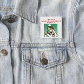 lustiges Krankenschwestersprichwort Button (Beispiel)