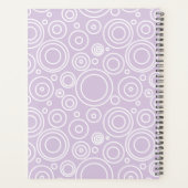 Lustiges Kreis-Muster Planer (Rückseite)