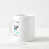 Lustiges Kreuzfahrt-Muster-Drill-Trinkdesign Kaffeetasse (Vorderseite Links)