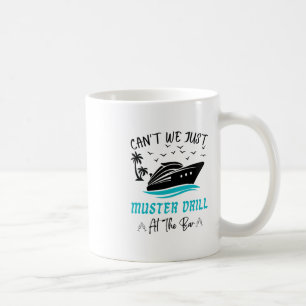 Lustiges Kreuzfahrt-Muster-Drill-Trinkdesign  Kaffeetasse