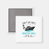 Lustiges Kreuzfahrt-Muster-Drill-Trinkdesign Magnet (Vorderseite/Rückseite)