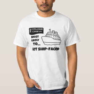 Lustiges Kreuzfahrt-Shirt Wahrscheinlich Schiffsko T-Shirt