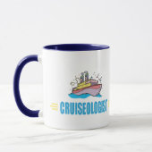 Lustiges Kreuzschiff Tasse (Links)