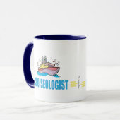 Lustiges Kreuzschiff Tasse (Vorderseite Links)