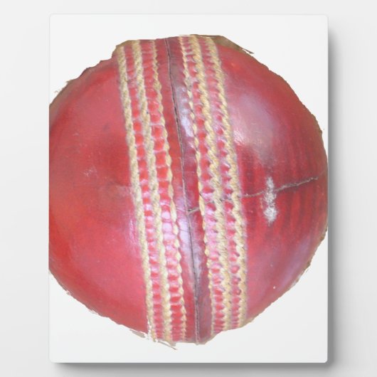 Lustiges Kricketball-Design Fotoplatte (Vorderseite)