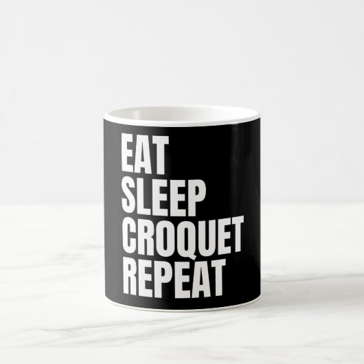 lustiges Krocket Kaffeetasse (Mittel)