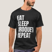 lustiges Krocket T-Shirt (Vorderseite)