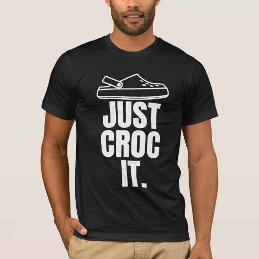 Lustiges Krokodil - Einfach Krokodil T-Shirt (Vorderseite)