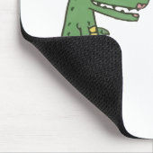 Lustiges Krokodil Mousepad (Ecke)