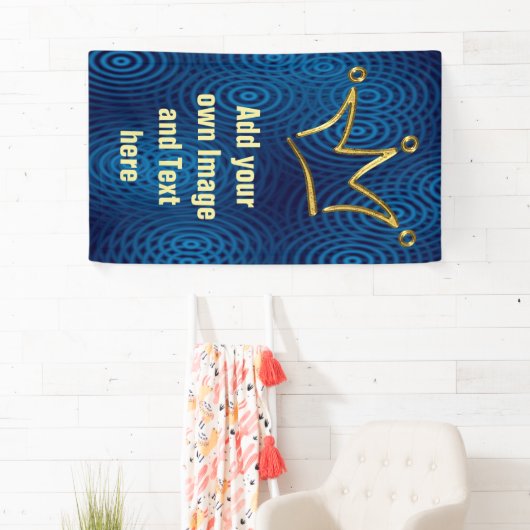 Lustiges Kronengold + Ihr backgr. u. Text Banner (Insitu)