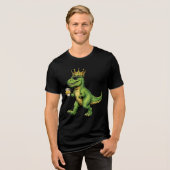 Lustiges Krypto-Design Tri-Blend Shirt (Vorderseite voll)