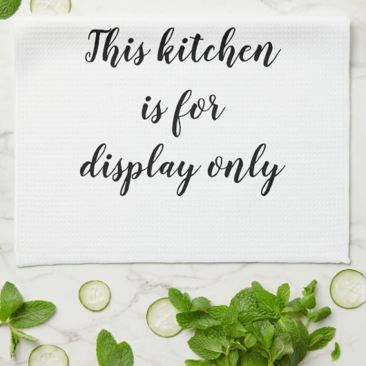 lustiges Küchenangebot Handtuch (Gefaltet)