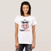 Lustiges Kuh-Wortspiel-T-Shirt T-Shirt (Vorne ganz)
