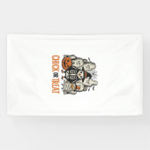 Lustiges Küken oder Halloween-Huhn Grafik_1 Banner (Horizontal)