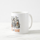 Lustiges Küken oder Halloween-Huhn Grafik_1 Kaffeetasse (VorderseiteRechts)