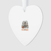 Lustiges Küken oder Halloween-Huhn Grafik_1 Ornament (Vorderseite)