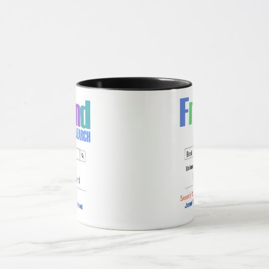 Lustiges kundenspezifisches bester Freund-Geschenk Tasse (Zentrum)