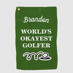 Lustiges kundenspezifisches Golftuch für den Golfhandtuch