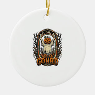 Lustiges Kürbisshirt Vintage Gravur Halloween Co Keramik Ornament