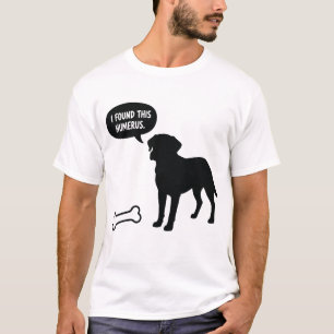 Lustiges Labrador-Hund-Pun-T-Shirt - Ich fand dies T-Shirt