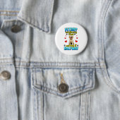 Lustiges Labrador Retriever-Design für Hundebesitz Button (Beispiel)