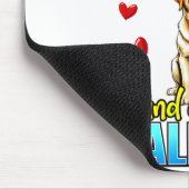 Lustiges Labrador Retriever-Design für Hundebesitz Mousepad (Ecke)