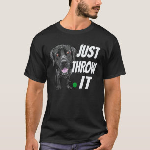 Lustiges Labrador Retriever-Shirt Einfach Anziehen T-Shirt