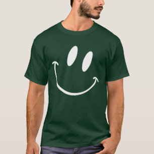 Lustiges lächelndes Emoticon Männer Frauen Glückli T-Shirt