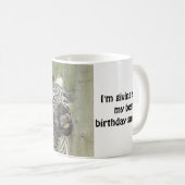 Lustiges lächelndes Zebra Kaffeetasse (VorderseiteRechts)