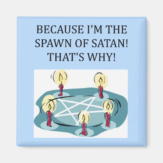 lustiges Laichen Magnet (Vorne)