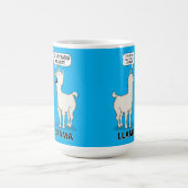 Lustiges Lama-Drama Kaffeetasse (Mittel)