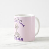 Lustiges Lama-Lehrer-Geschenk Kaffeetasse (VorderseiteRechts)