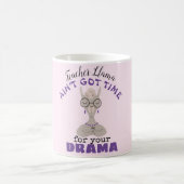 Lustiges Lama-Lehrer-Geschenk Kaffeetasse (Mittel)