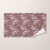 Lustiges Lama-Muster Badhandtuch Set (Handtuch)