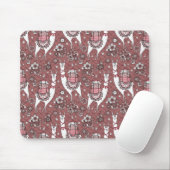 Lustiges Lama-Muster Mousepad (Mit Mouse)