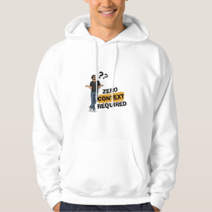 Lustiges Langarm-Shirt ohne Kontext Hoodie