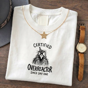 Lustiges lärmendes Krähen-Zitat-T-Shirt T-Shirt