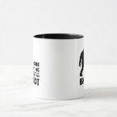 Lustiges Lasst uns Bigfoot-Geschenk finden Tasse (Zentrum)