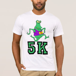 Lustiges Laufen des alien 5K T-Shirt
