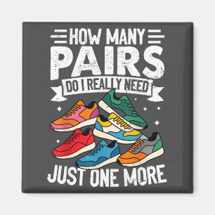 Lustiges Laufshirt für Männer Frauen Marathonläufe Magnet
