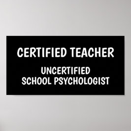 Lustiges Leben als Lehrer Poster