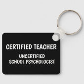 Lustiges Leben als Schullehrer Schlüsselanhänger (Vorderseite)
