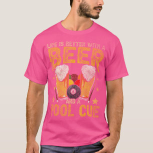 Lustiges Leben ist besser mit einem Bier und einem T-Shirt