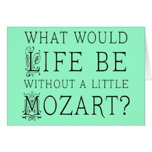 Lustiges Leben ohne Mozart-Musik-Geschenk-T-Shirt