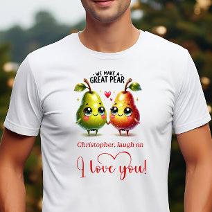 Lustiges Lebensmittel-Valentinsgeschenk mit indivi T-Shirt