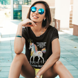 Lustiges legendäres mystisches Kreatur Einhorn T-Shirt