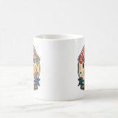 Lustiges Lehrer-Klassenzimmer-Design Kaffeetasse (Mittel)