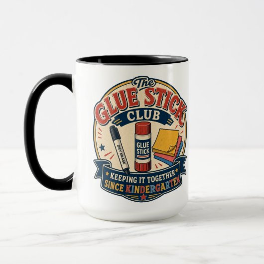 Lustiges Lehrer-Klassenzimmer-Design Tasse (Links)