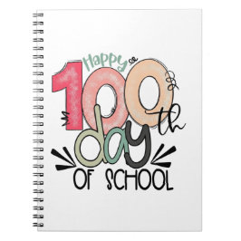 Lustiges Lehrer- & Schüler-Tagebuch zum 100. Schul Notizblock